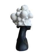 Dreaming Cloud Woman Bust Large-Bubble Hair Lady