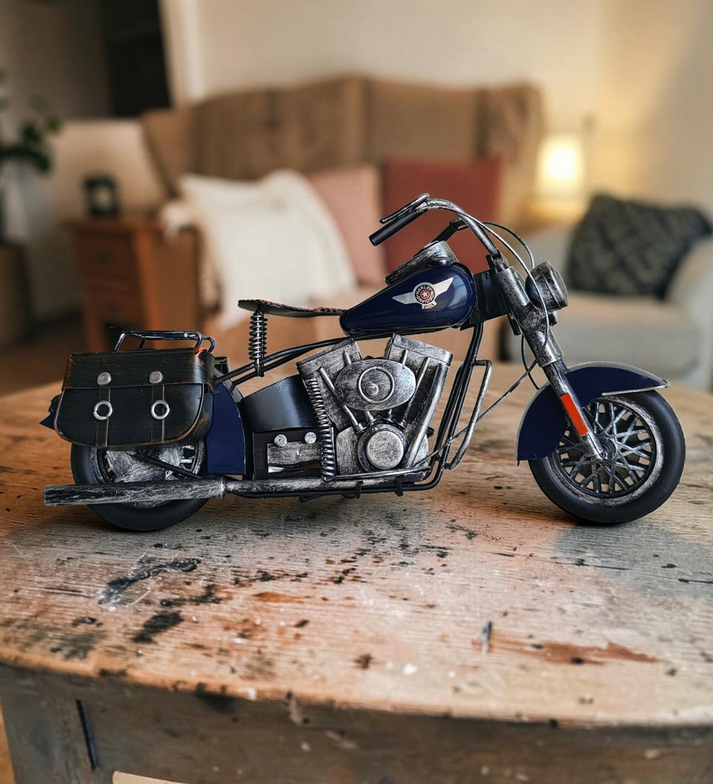 Vintage Metal Bike Showpiece