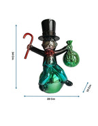 Monopoly Man Money Maker Showpiece - Luxury Metallic Table Decor