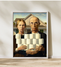 Bathroom Wall Décor - Rolls Goals Frame