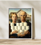 Bathroom Wall Décor - Rolls Goals Frame