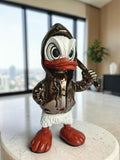 Donald Duck Table Decor Figurine - Metallic Character Sculpture