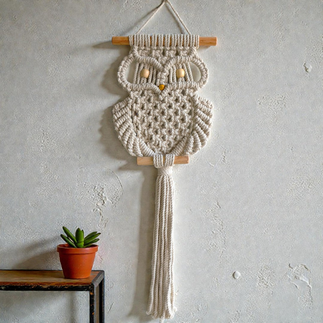 Premium Macrame Owl