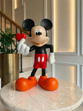 Mickey Mouse Heart Love Showpiece - Cute Cartoon Figurine for Home Decor & Gifting