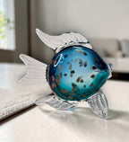 Premium Blue Glass Fish