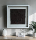Shadow Petals    Textured Geometric Wall Art