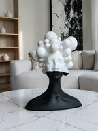 Dreaming Cloud Woman Bust Large-Bubble Hair Lady