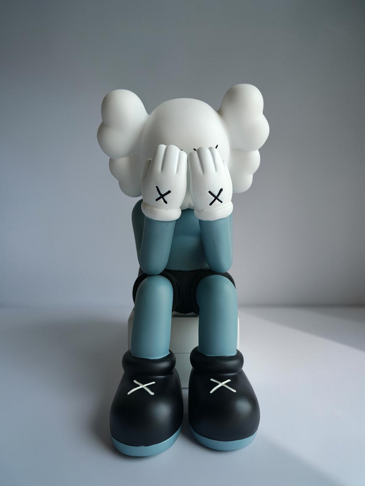 KAWS-Inspired Companion Figure - Passing Through Face Cover