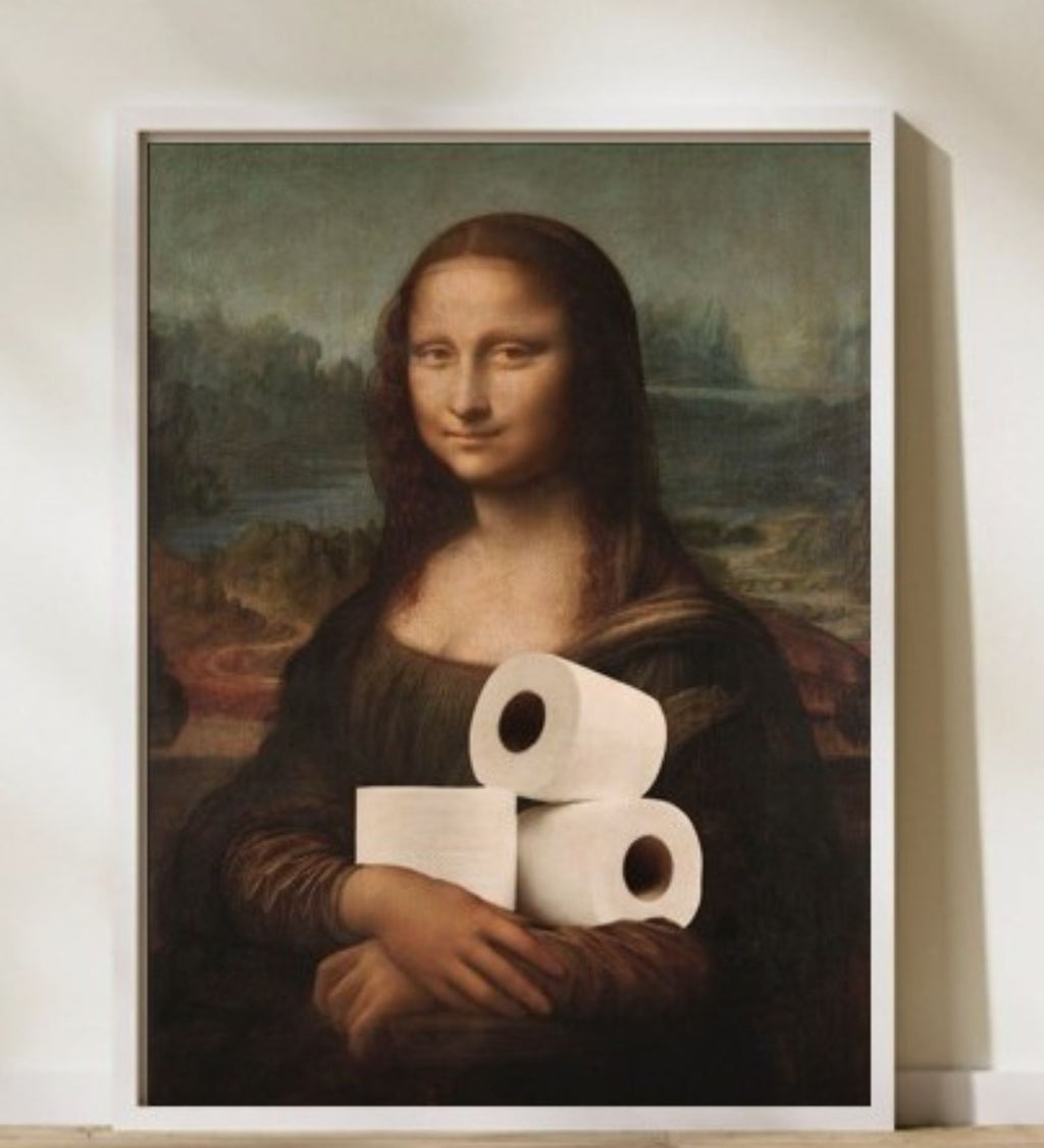 Bathroom Wall Décor - Mona Rolls Frame