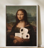 Bathroom Wall Décor - Mona Rolls Frame