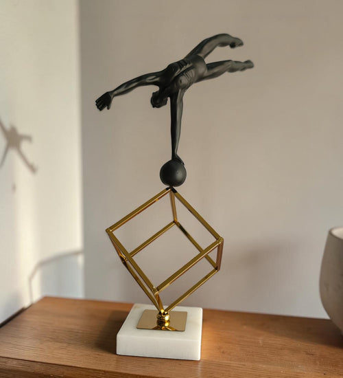 Balancing Acrobat Sculpture