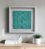 Blossom Matrix   Textured Geometric Wall Art