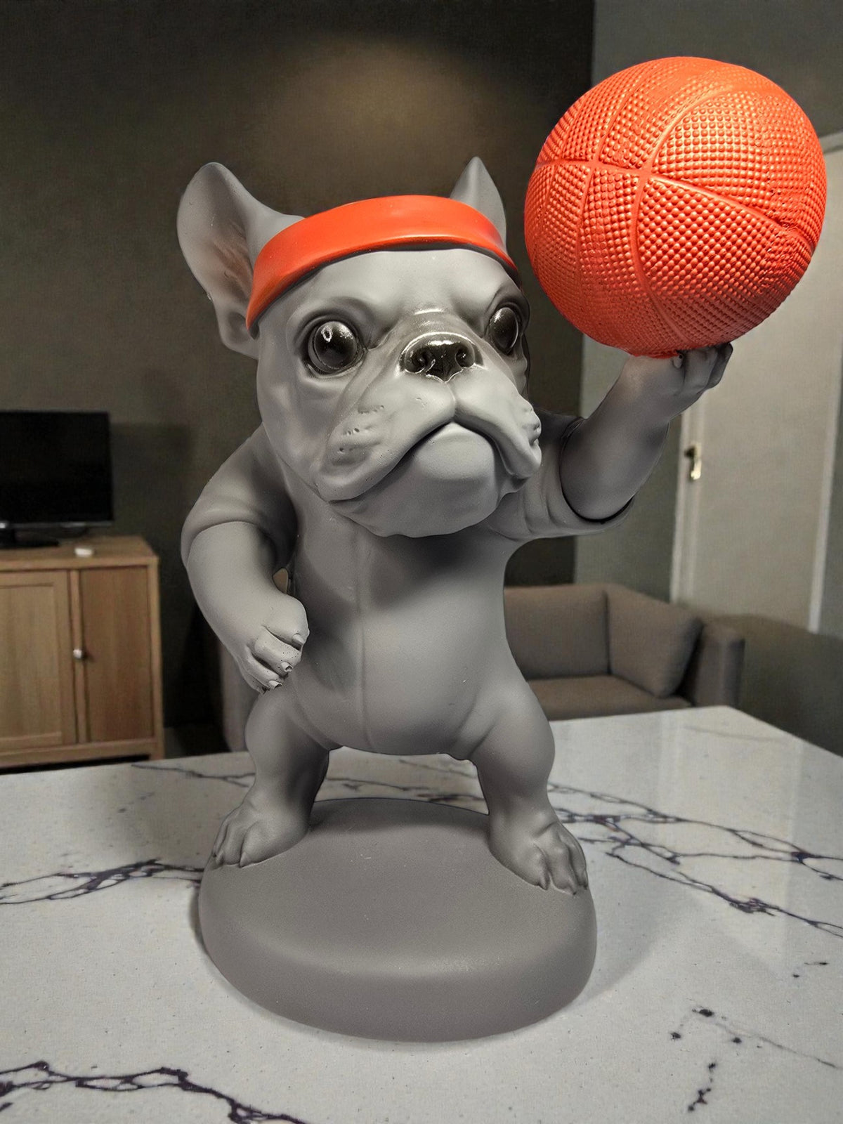 Dog with Basketball