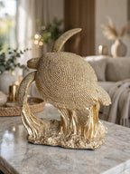 Sovereign Guardian Turtle - Vastu Longevity & Prosperity Sculpture - Sun Mun Edition