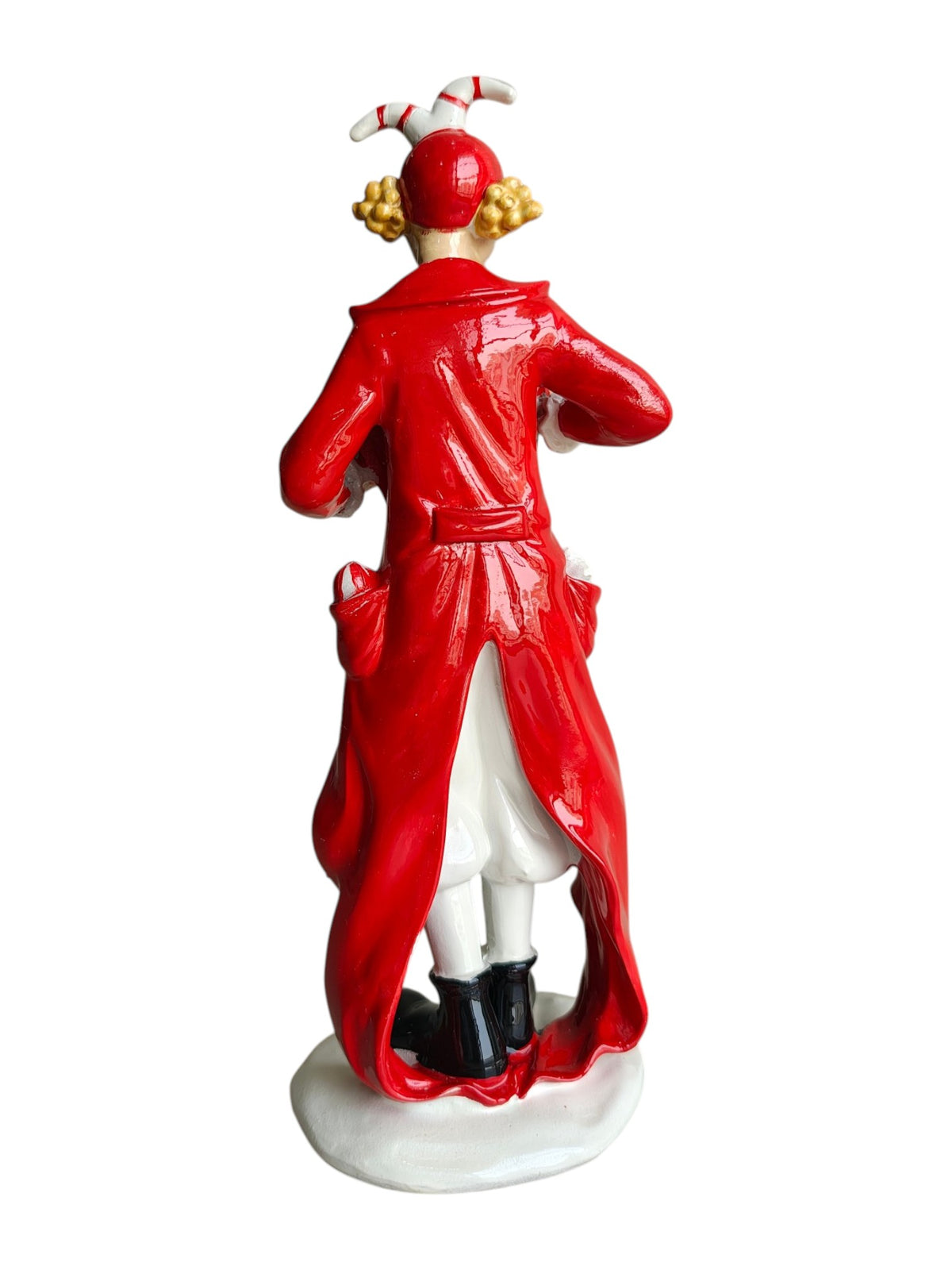 Vintage Musical Clown Playing Accordion