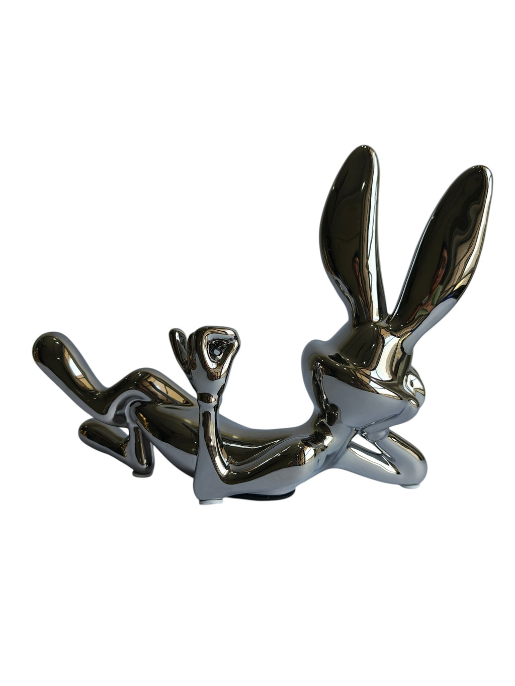 Chrome Silver Bunny