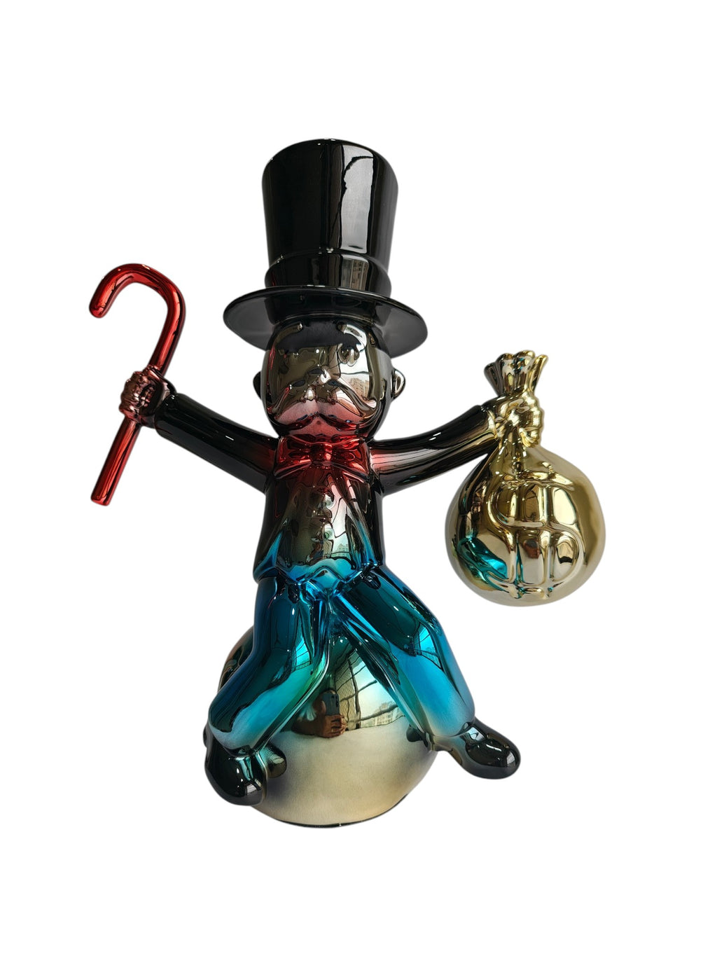 Monopoly Man Money Maker Showpiece - Luxury Metallic Table Decor