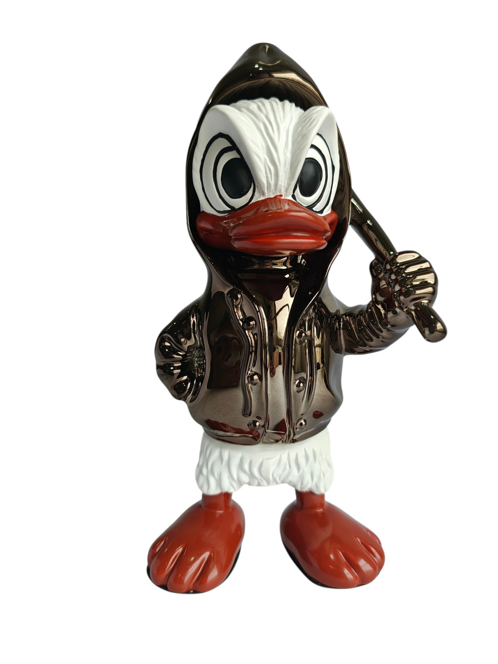 Donald Duck Table Decor Figurine - Metallic Character Sculpture