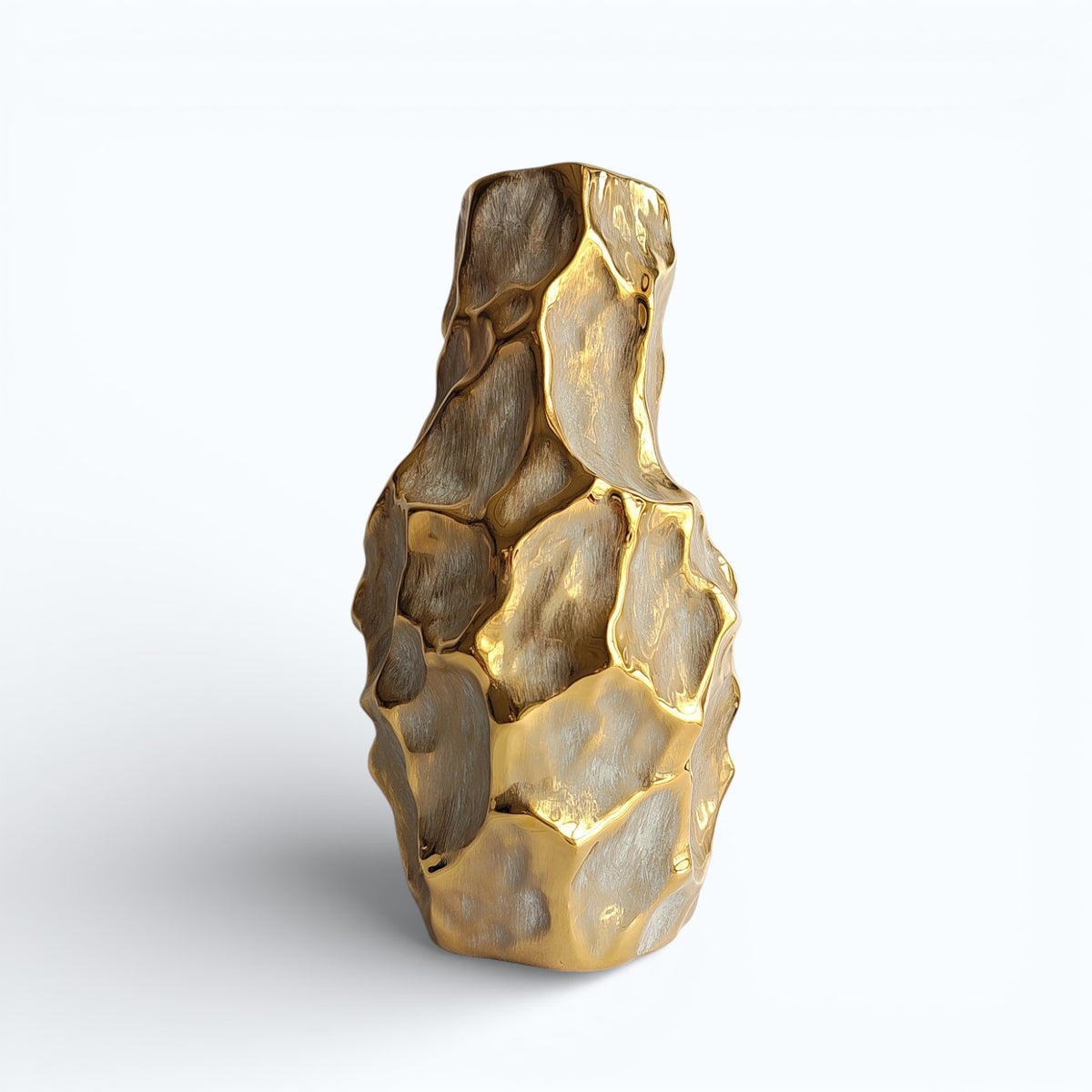 Rock Golden Vase
