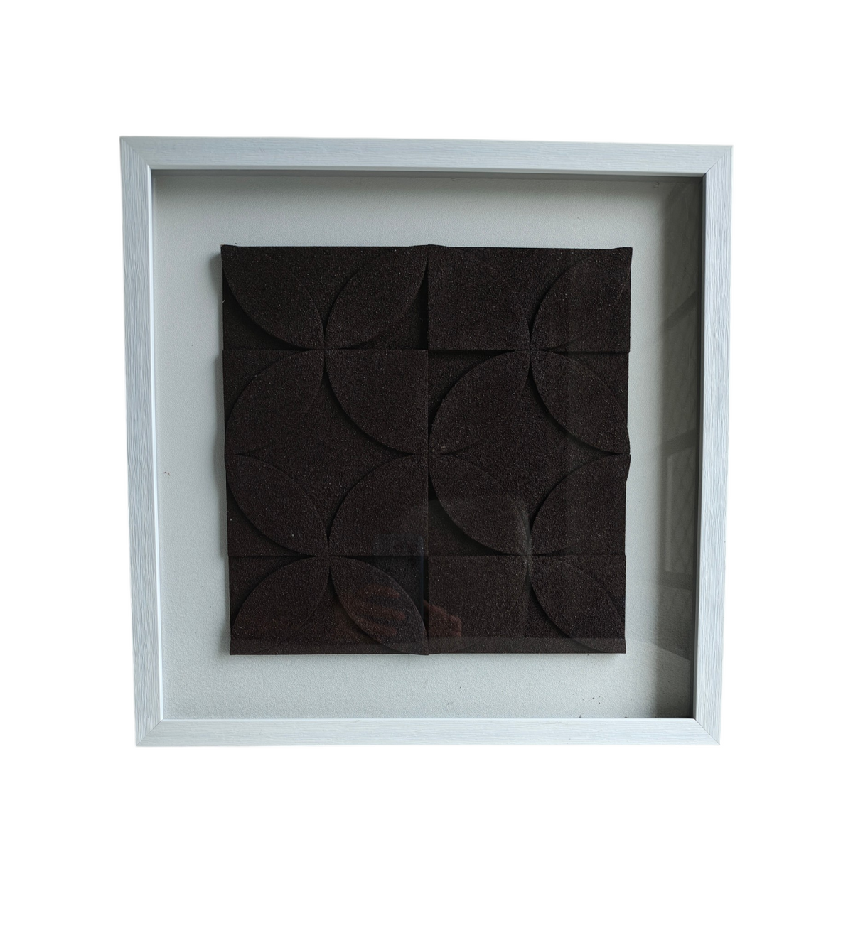 Shadow Petals    Textured Geometric Wall Art
