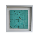 Blossom Matrix   Textured Geometric Wall Art