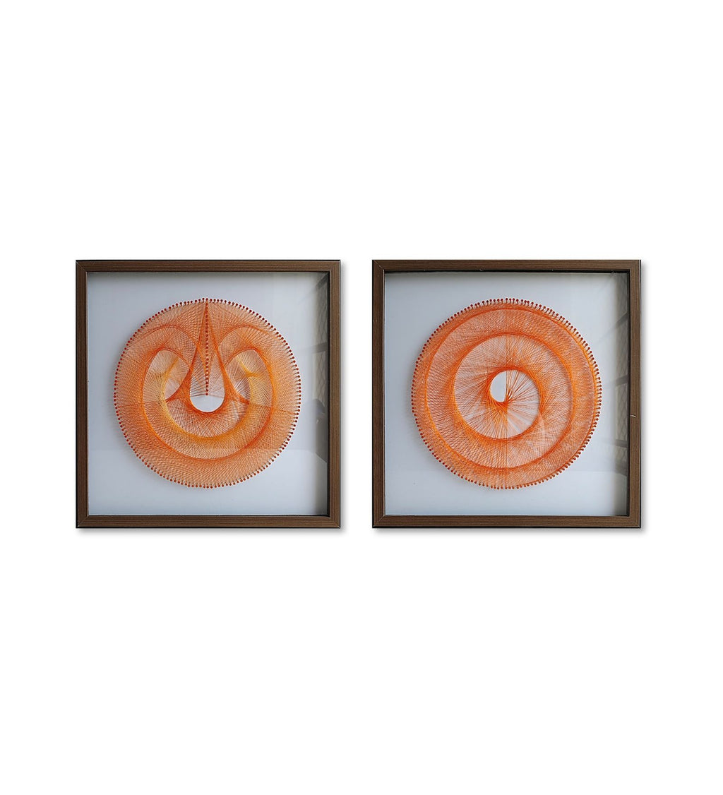 Abstract Geometric Thread Art Wall Decor