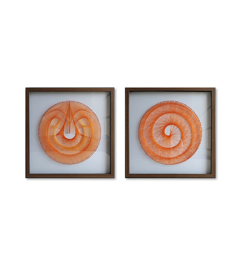 Abstract Geometric Thread Art Wall Decor