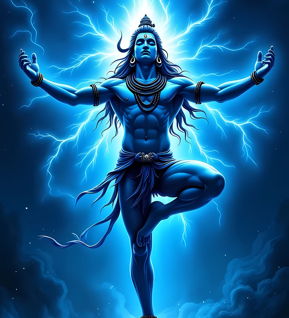 Cosmic Shiva Wall Art Frame Poster