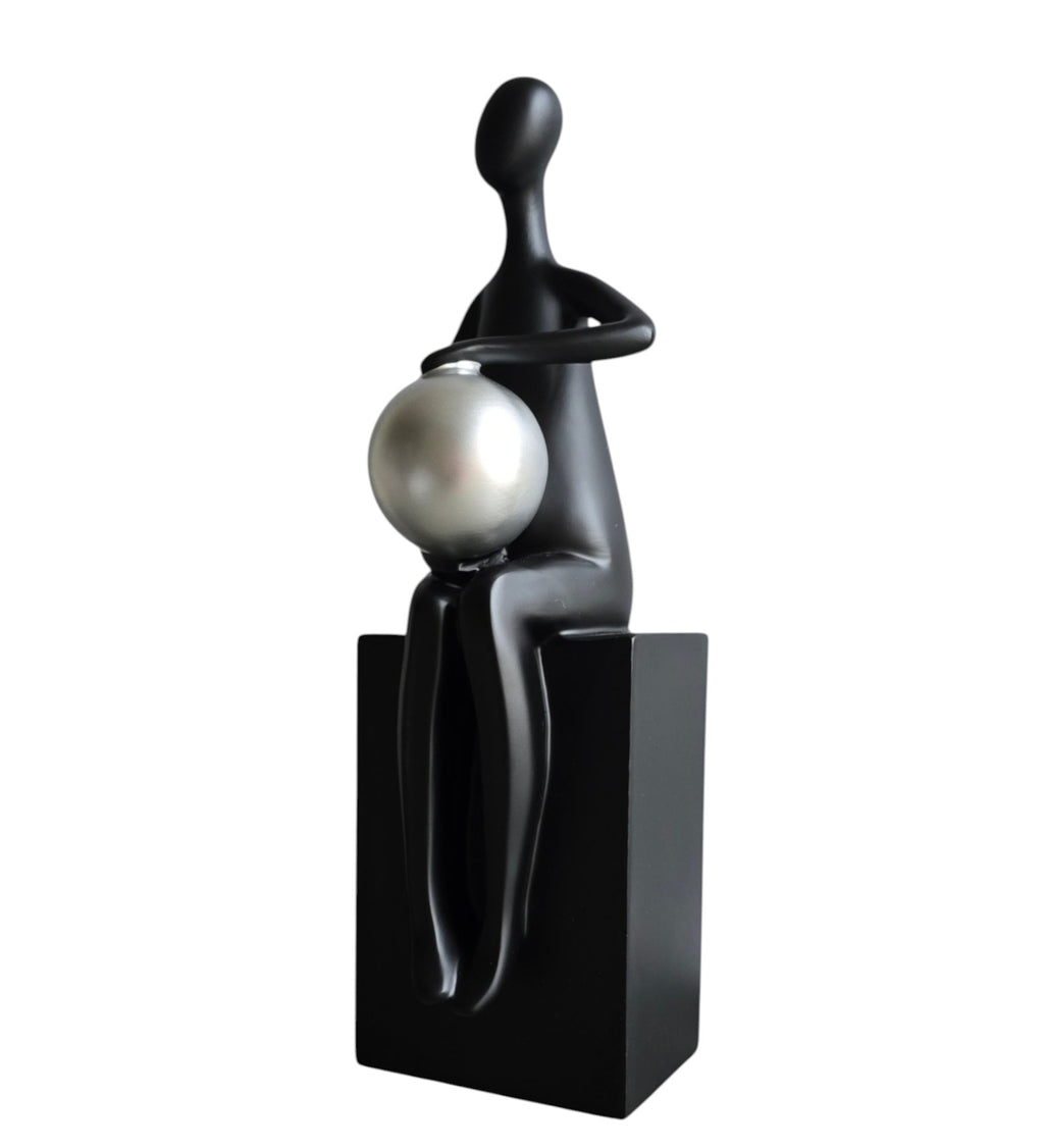 Black Man with Silver Ball
