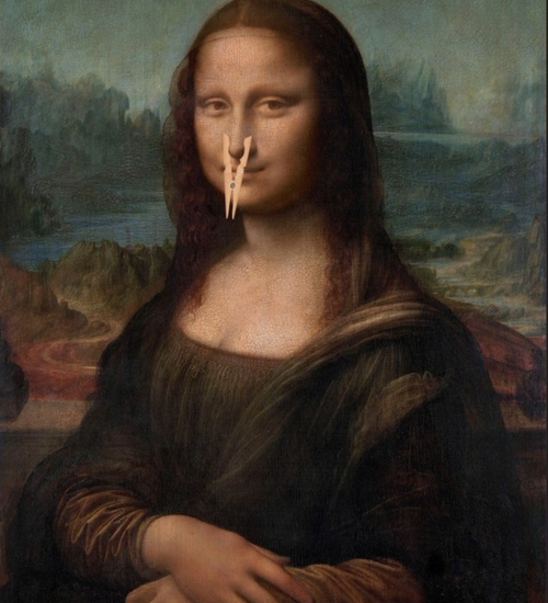 Bathroom Wall Décor - Mona Says Nope  Frame