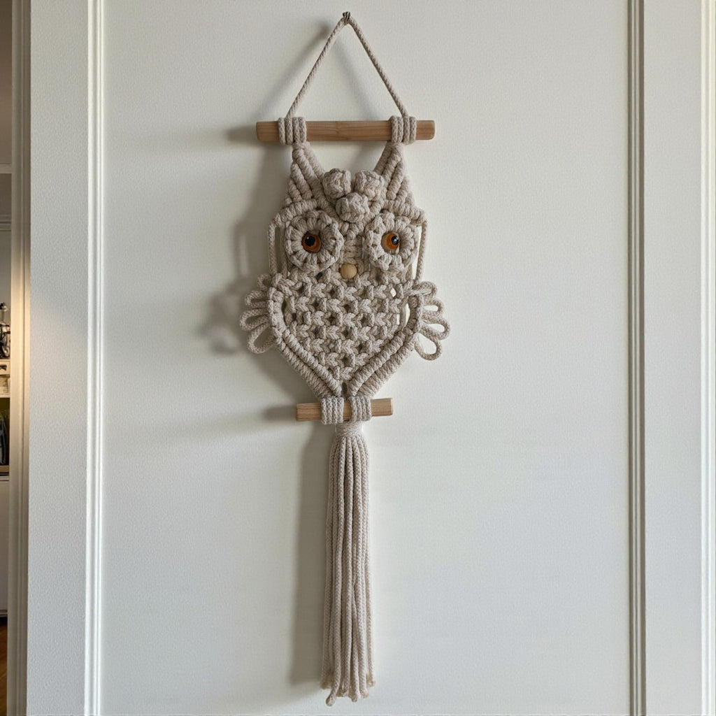 Premium Macrame Owl
