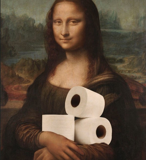 Bathroom Wall Décor - Mona Rolls Frame