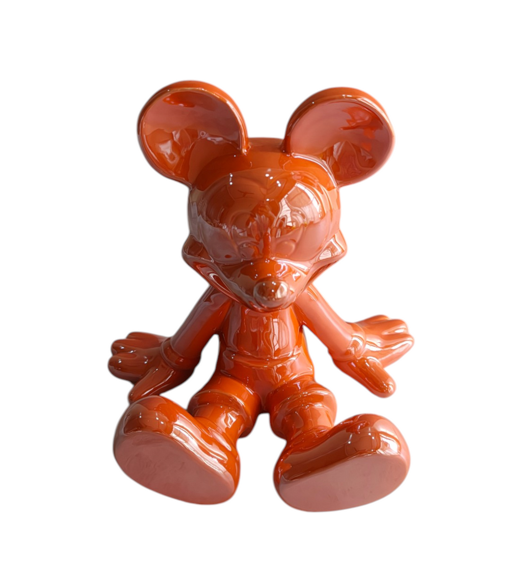 Orange Sitting Mickey