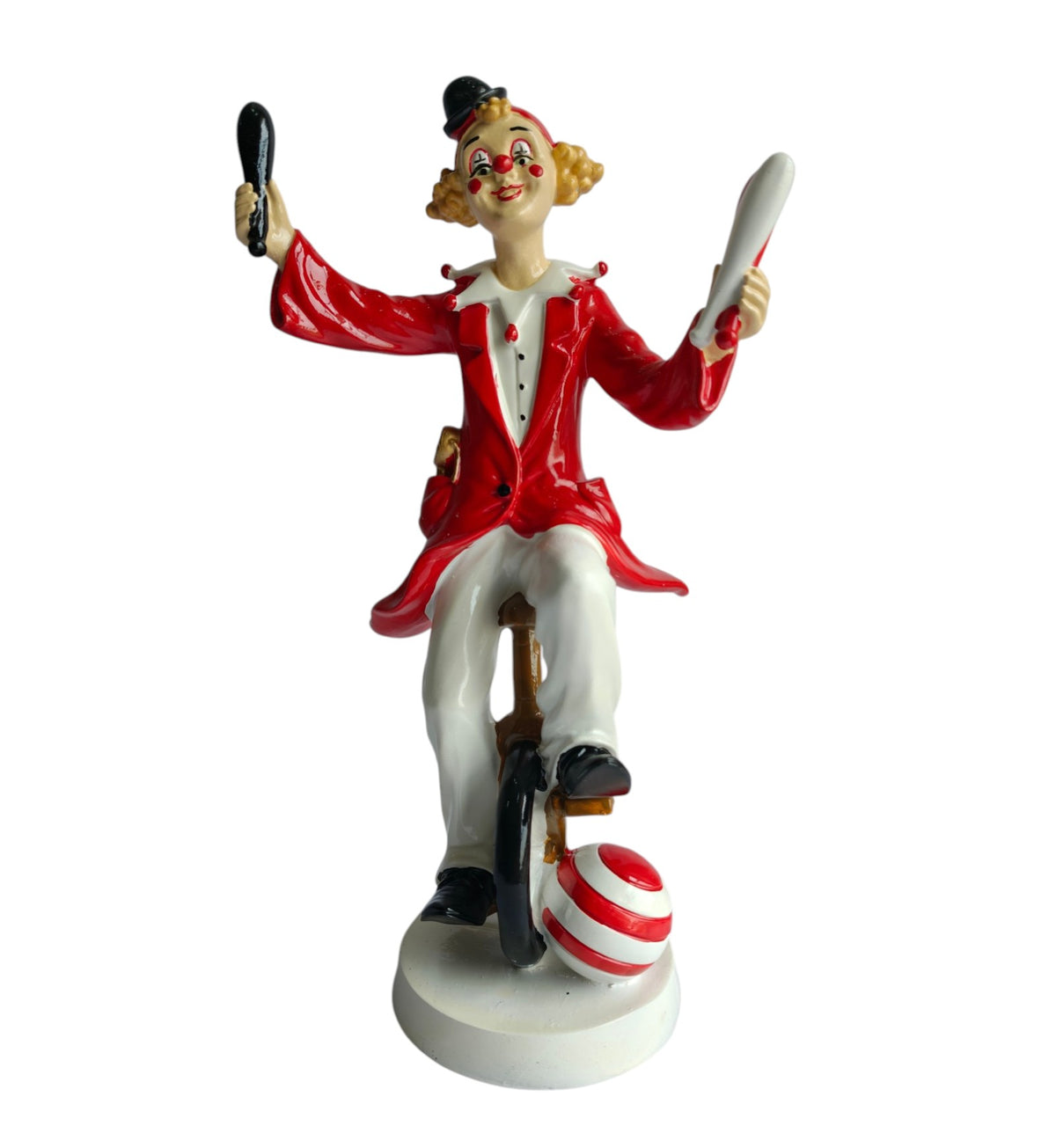 Juggling Circus Clown Figurine