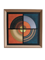 Solar Eclipse Geometric Wall Art Frame