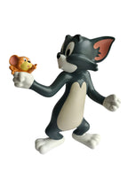Tom & Jerry Table Decor Figurine - Playful Cartoon Duo Sculpture