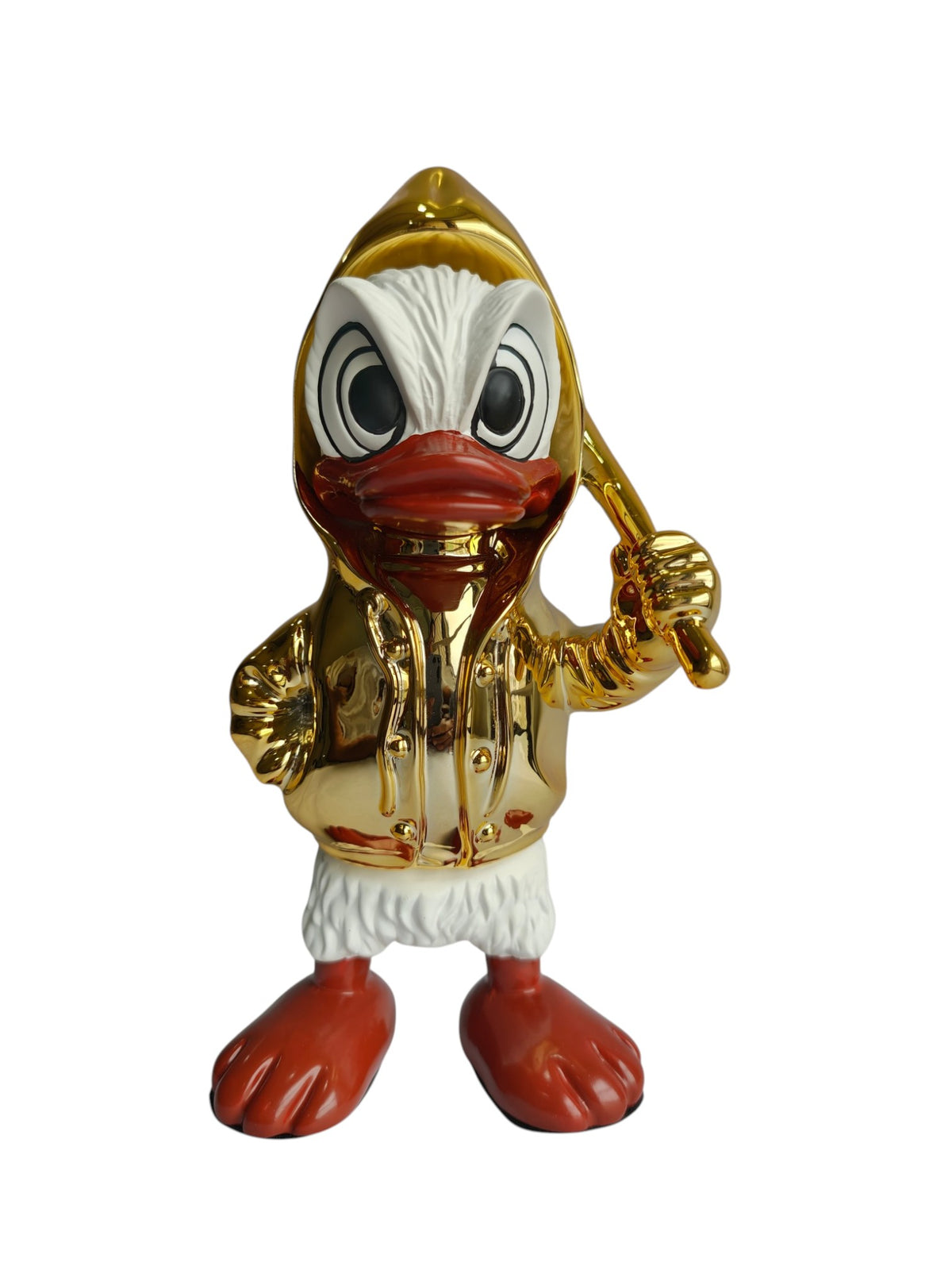 Donald Duck Table Decor Figurine - Metallic Character Sculpture