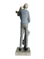 COUPLE-BLU: Blue Sweater Embrace