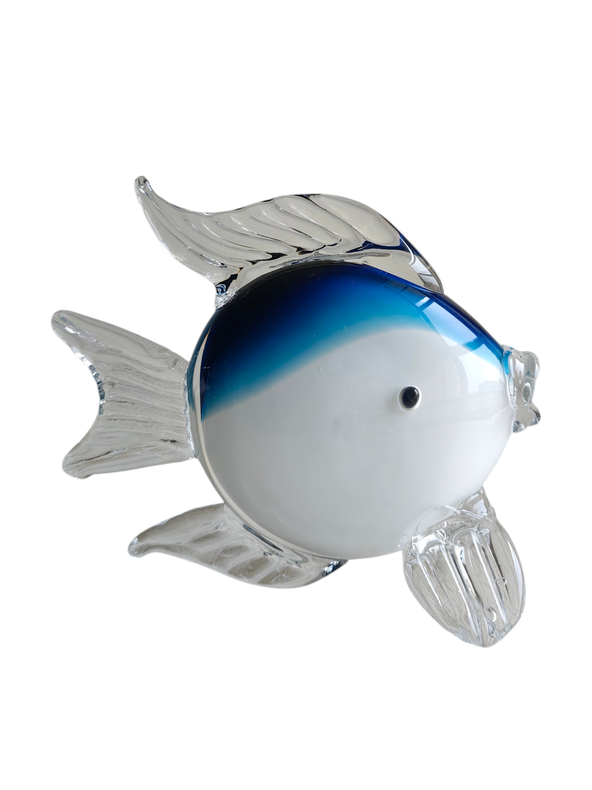 Premium Blue-White Crystal Fish