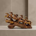 Brown And Gold Resin Showpiece For Spiritual Gift