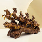 Brown And Gold Resin Showpiece For Spiritual Gift