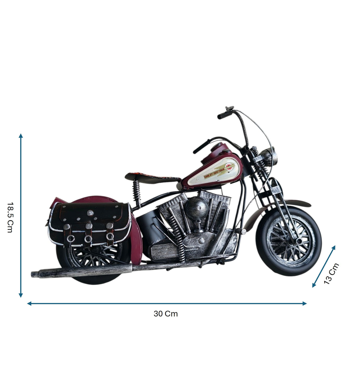 Vintage Metal Bike Showpiece