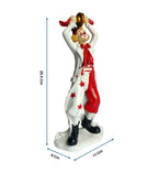Musical Cymbal Clown Figurine