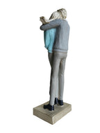 COUPLE-BLU: Blue Sweater Embrace