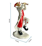 Trumpet Artist Clown Figurine