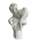 Eternal Love Kissing Couple Bust Showpiece - Romantic Couple Statue