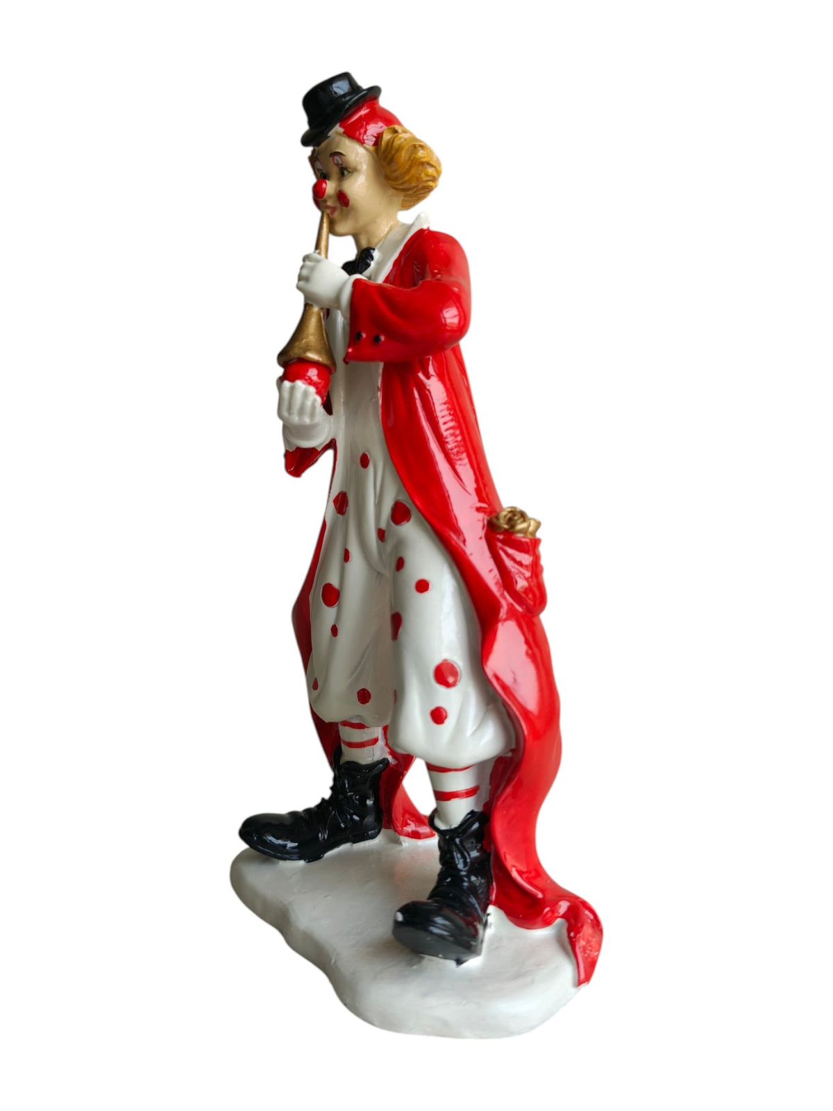 Vintage Musical Clown Playing Flute