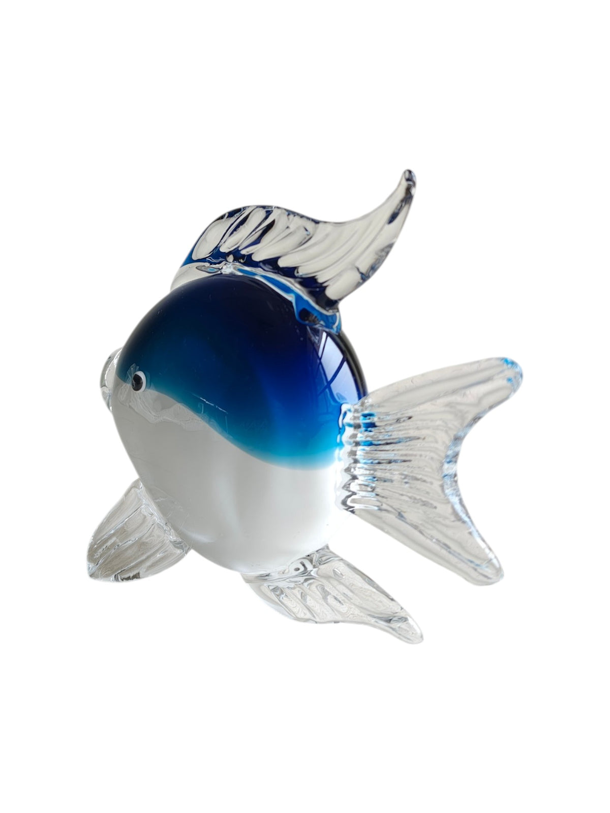 Premium Blue-White Crystal Fish