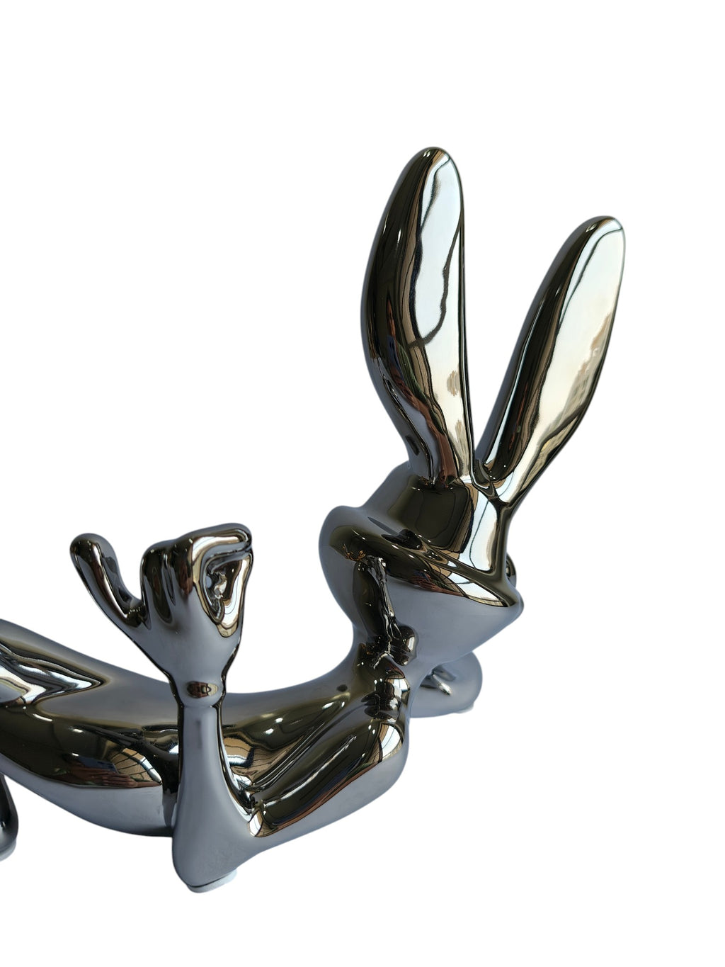 Chrome Silver Bunny
