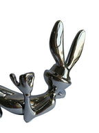 Chrome Silver Bunny